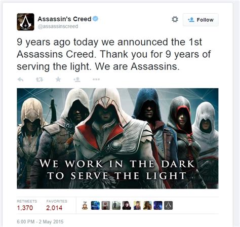Assassin's Creed is Now 9 years Old Since Reveal - Cramgaming.com