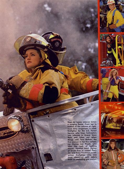 “Some Like It Hot - The Incendiary Charms of Female Firefighters” (June