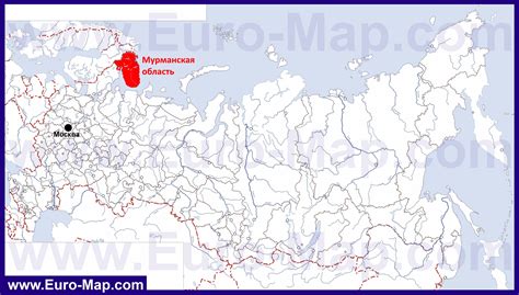 Карты Мурманской области | Подробная карта Мурманской области с ...