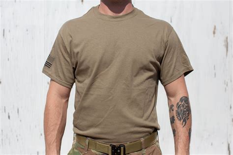 ARMY OCP Undershirt With Flag - AR 670-1 - (Coyote) — Wiener Tactical