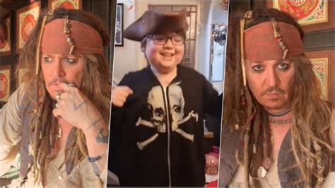 Johnny Depp Returns As Captain Jack Sparrow for Terminally Ill YouTuber ...