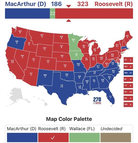 1940 Election in my game: Quentin Roosevelt VS Douglas MacArthur : r ...