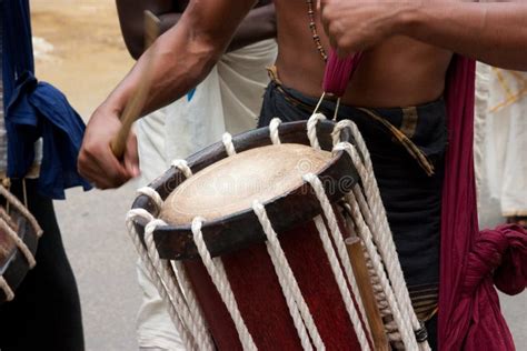 chenda drummer stock photo image   percussion