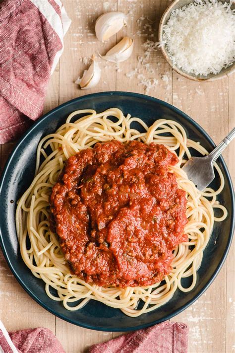 Easy Homemade Spaghetti Sauce With Ground Beef at Charles Casale blog