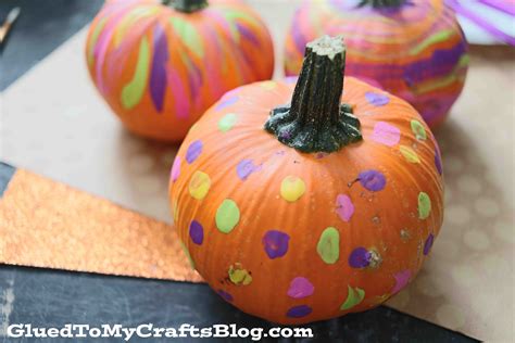 Funny Painted Pumpkins