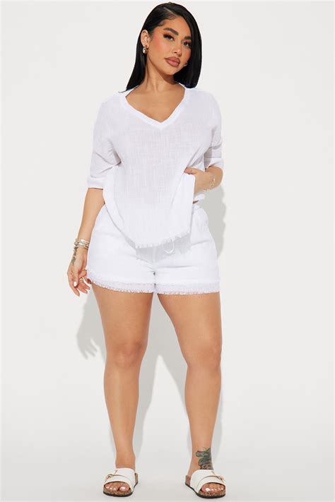 Ashley Short Set - White | Fashion Nova