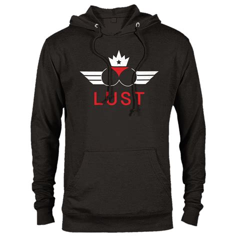 LUST Unisex Premium Black Pullover Hoodie - Kendra Lust™ | KendraLust.com