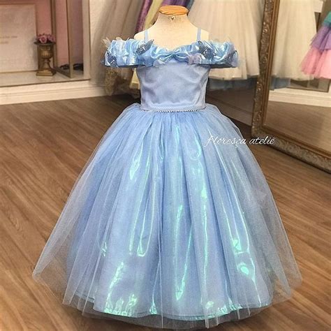 Vestido Infantil Princesa Cinderela Filme | Floresça Ateliê - Floresça ...