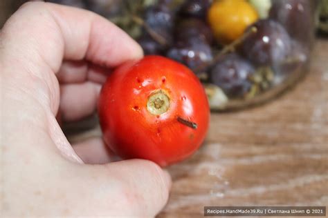 Помидоры со сливами – пошаговый кулинарный рецепт маринования