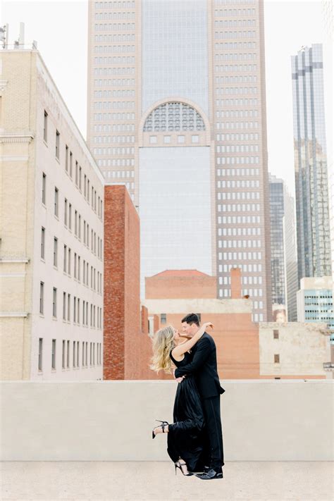 Classy Downtown Engagement Shoot – Wed Society® North Texas