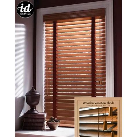 jual wooden blind venetian blind roller blind horizontal blind merk