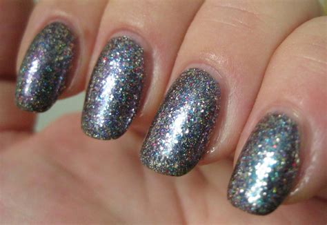 lacquer slacker liz digital nails  sparkle