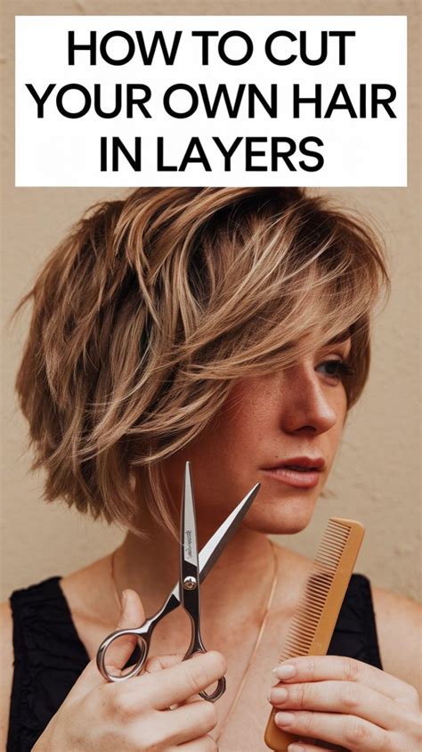 cut   hair  layers diy guide  perfect
