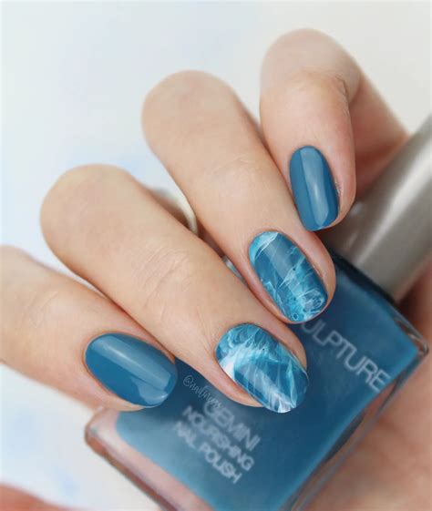 27+ Dark Teal Nails Ideas to Steal This Month - Nail Designs Daily
