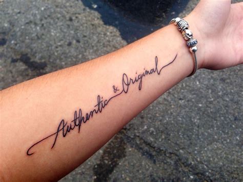 Best Font For Forearm Tattoo - Design Talk