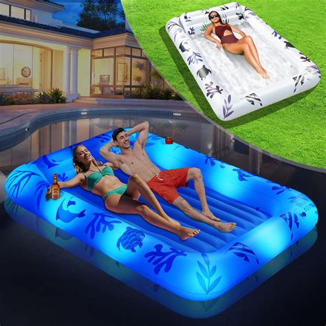 Snapklik.com : DeeprBetter Inflatable Tanning Pool Lounger Float For