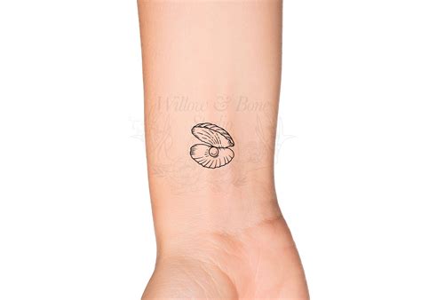seashell tattoo 8