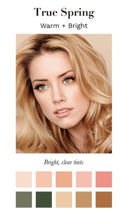 Warm true spring color palette and wardrobe guide – Artofit