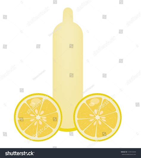Lemon Sex Penis Symbol Condom Vector: เวกเตอร์สต็อก (ปลอดค่าลิขสิทธิ์