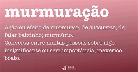 O Que Significa Murmuração