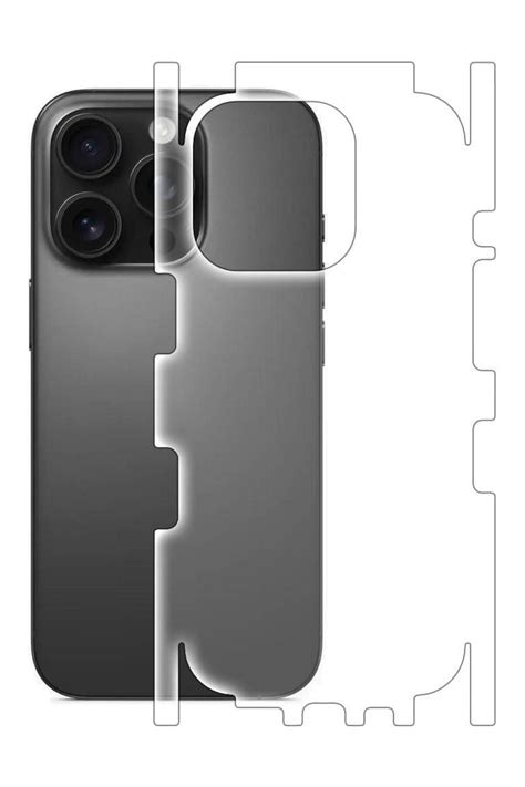 Ecr Mobile Iphone 16 Pro Max Ile Uyumlu Mat Tpu Arka Kaplama 360(KILIF