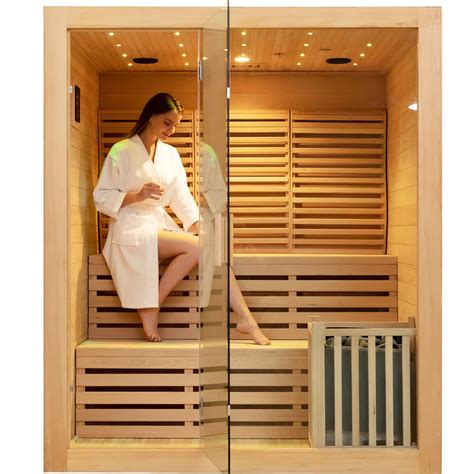 Boyce: Indoor Sauna Room with Practical Design for Modern Lifestyles