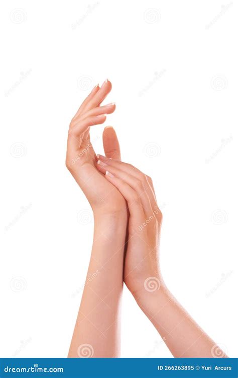 enjoying  soft touch   skin  womans hands stock image