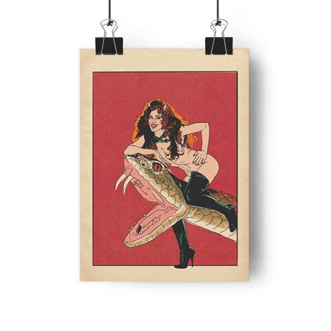 Giclee Art Print- Hustler Honey Samantha - MADDOGSEXJERK