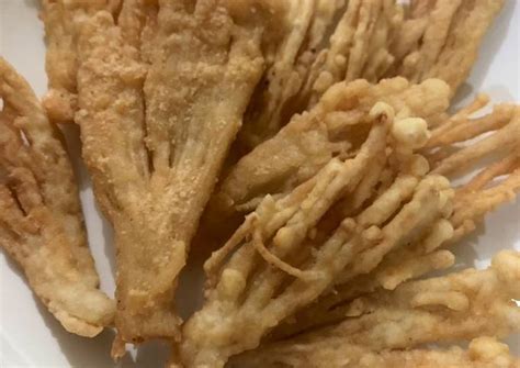 resep jamur enoki goreng tepung crispy oleh cindy lim cookpad