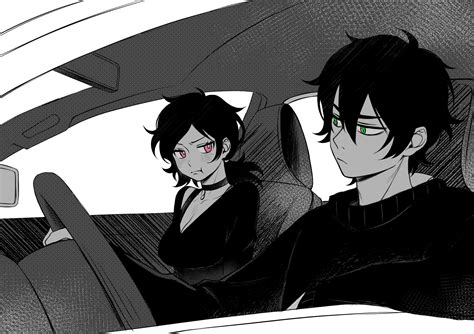 ashley graves and andrew graves (the coffin of andy and leyley) drawn