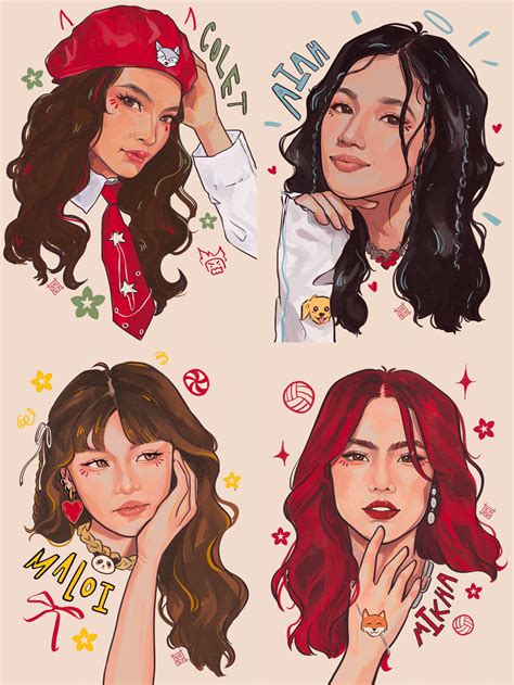 BINI fanart by jannel! 🌸 : r/bini_ph