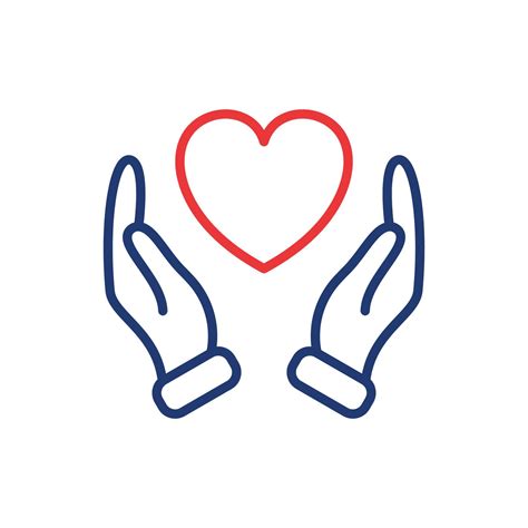 Hands Holding Love Heart. Care, Save, Charity, Volunteering and Donate