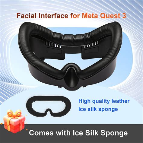 STARTRC GAMES For Meta Quest 3 VR Facial Interface Face Cover Pad Face