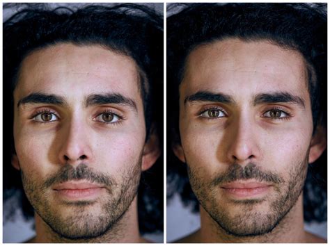 Как отличаются лица людей, позирующих в одежде и без. Фотопроект Дилана ...