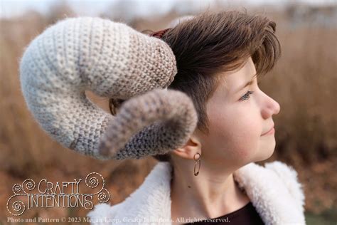 Wearable Ram Horns: Set 1 — Crafty Intentions
