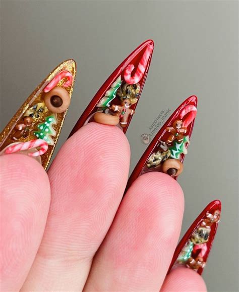Pin by m1yxz on ноготочки^ - ^ | Festival nails, New years nail designs ...