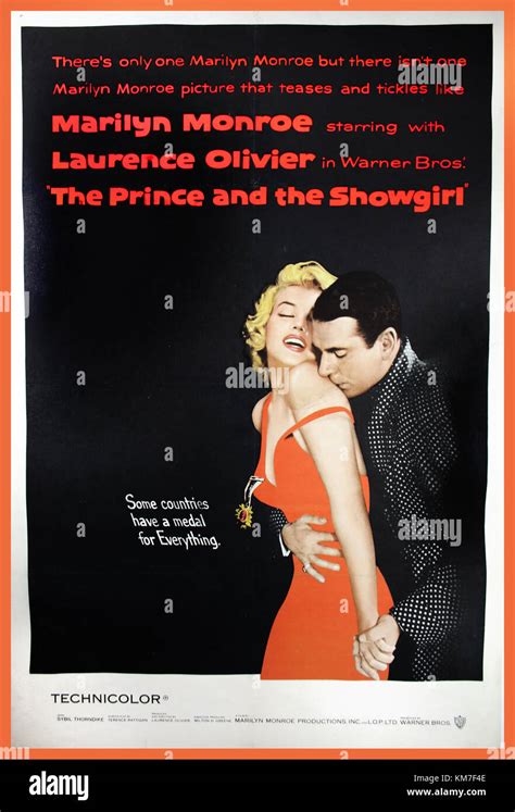 Vintage Movie Poster THE PRINCE AND THE SHOWGIRL, 1957. Movie Poster ...