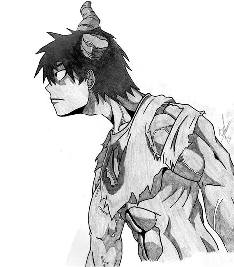 hataraku maou sama demon form  lanky nathan  deviantart