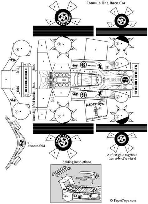 12 best Nascar papercraft images on Pinterest | Paper crafts, Paper models and Paper templates