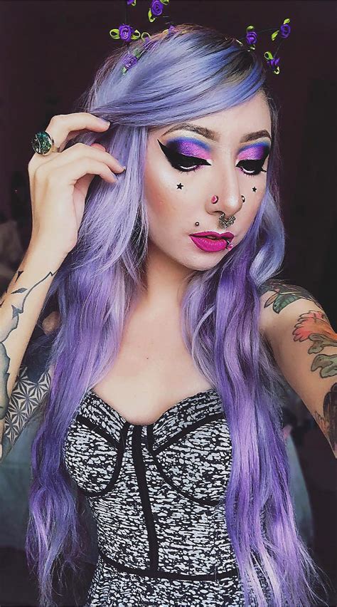 Purple Hair Zdjęcie Porno - EPORNER
