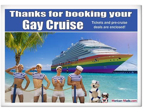 Gay Cruise - Prank Your Circle With This Embarrassing Gag Mailer That