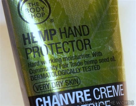 The Body Shop Hemp Hand Protector | I Know all the Words