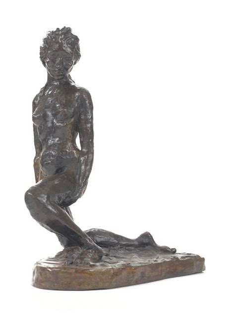 Lot - VINTAGE MAZELOW KNEELING NUDE WOMAN BRONZE SCULPTURE