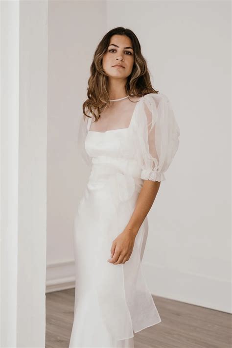 Silk organza wedding dress 60 photos - Astyledwedding.com