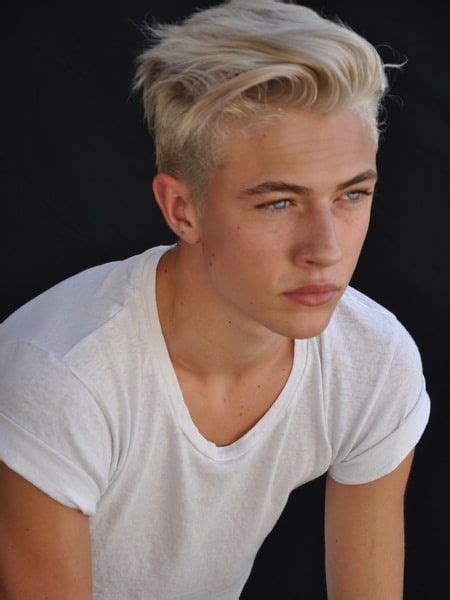 teen boy blonde hair