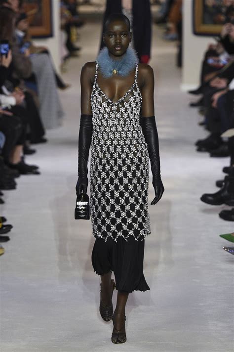 Adut Akech Displays Her Tits on the Catwalk in Paris | TheSexTube