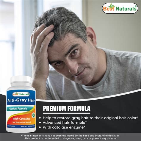Best Naturals Anti-gray Hair formula 60 capsules | eBay
