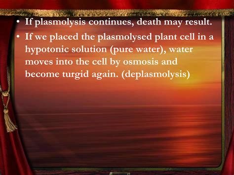 If A Plant Cell Is Placed In A Hypotonic Solution 7