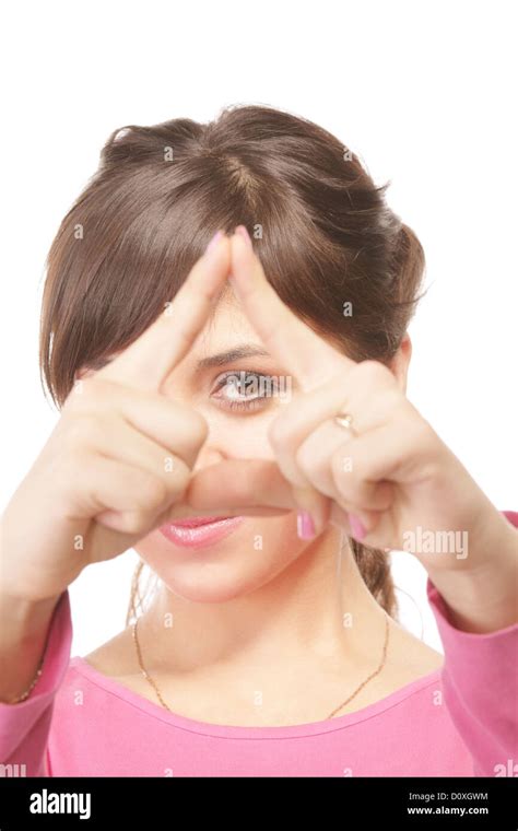 triangle frame stock photo alamy