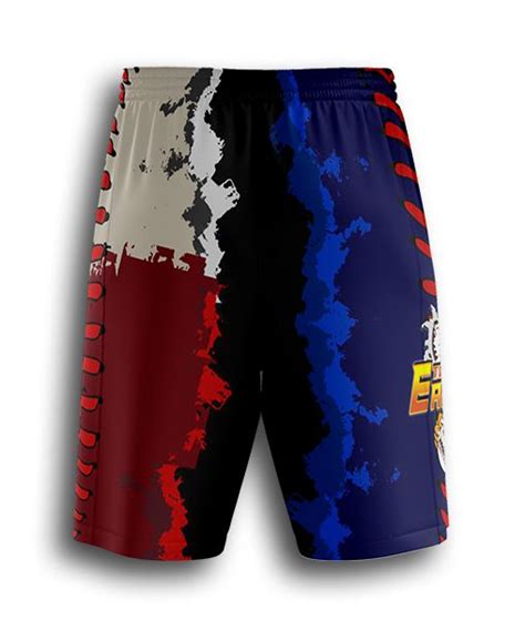 men custom softball shorts - full-dye custom softball uniform